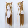 Cosplay Wig Long Straight Adjustable Exquisite Game Anime Cosplay Synthetic