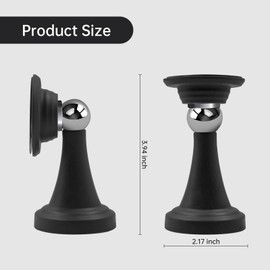 Magnetic Door Holder for RV, Magnetic RV Door Stopper, Strong Magnetic Baggage Door Catch Latch for RV, Camper, Travel Trailer, Motor Home, Boat Compartments, Cargo (Black)