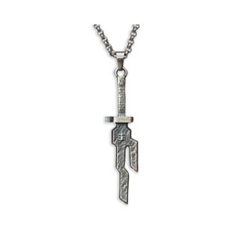 Toji ISoH Spear Necklace Pendant With 22 Inches Chain - 925 Sterling Silver Jewelry (sterling-silver)