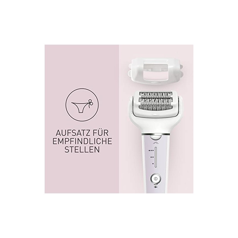Panasonic ES-EY30 Wet/Dry Epilator Women Dual Disc with 60 Tweezers
