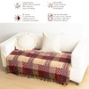 VANJOROY Bohemian Large Patchwork Sofa Bed Throw Blanket with Tassels