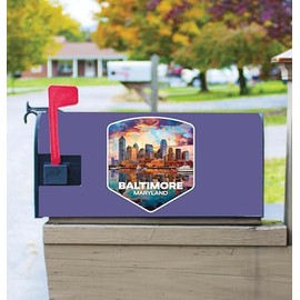Baltimore Maryland Design A Souvenir Magnetic Mailbox Cover