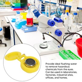 Eye Washer Spray Head 2Pcs Nozzle Eye Wash Sink Spray Nozzle Head Eye Wash Units Spray Nozzle Head Emergency Eye Wash Unit