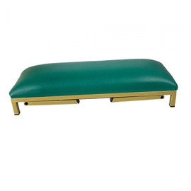 Perfeclan Nail Arm Rest Cushion Manicure Wrist Arm Pad Non Slip Adjustable Height Nail Table Mat Salon Manicure Tool for Nail Salon, Green