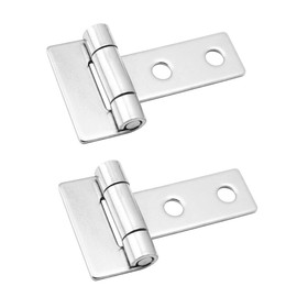 2 Pcs T Strap Hinges Shed Door Hinges Bearing Hinges T-Strap Light Duty Shed Hinge Gate Strap Hinge Door Barn Gates Hinges Metal T Strap Gate Hinges Wrought Hardware Iron Rustproof