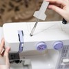 yueton 2PCS Sewing Machine Screwdriver White Sewing Machine Needle Plate