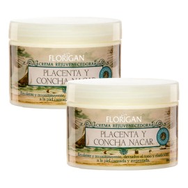 Crema Placenta Y Concha Nácar Florigan® 350g 2 Piezas