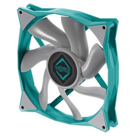 Iceberg Thermal IceGALE Xtra 140mm PWM Ball Bearing High Performance Case Fan, Teal