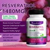 acentiallabs Resveratrol Supplement 1480 mg|Trans Resveratrol & Polyphenols With Quercetin|