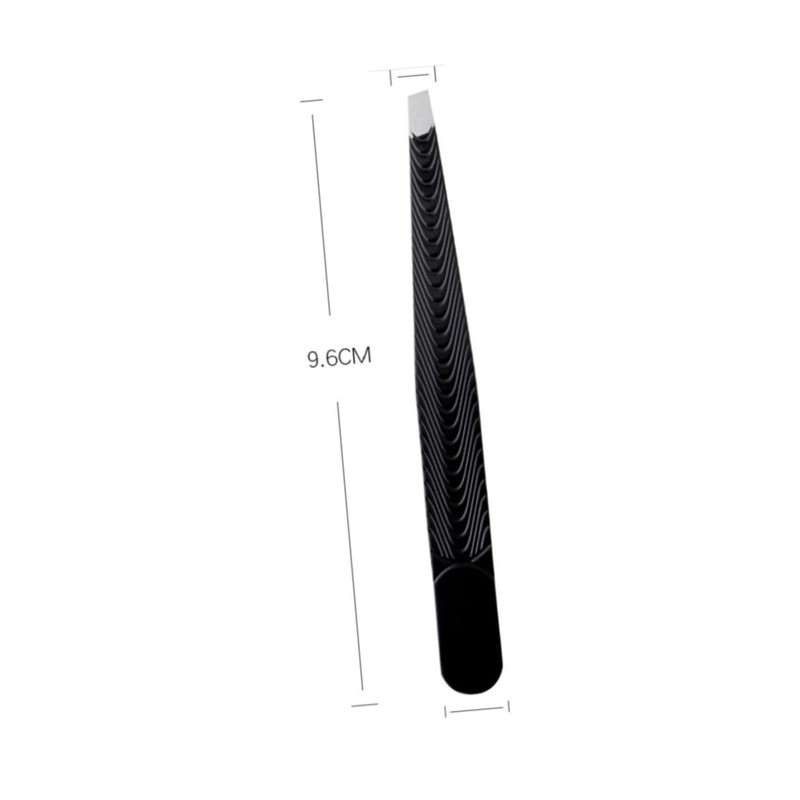 WOONEKY Ergonomic Design Eyebrow Clip Tweezers 5pcs Stainless Steel Eyebrow