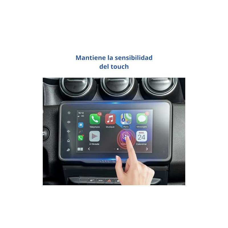 Protector Pantalla Cristal Renault Duster Oroch 2022 2023 2024 2025