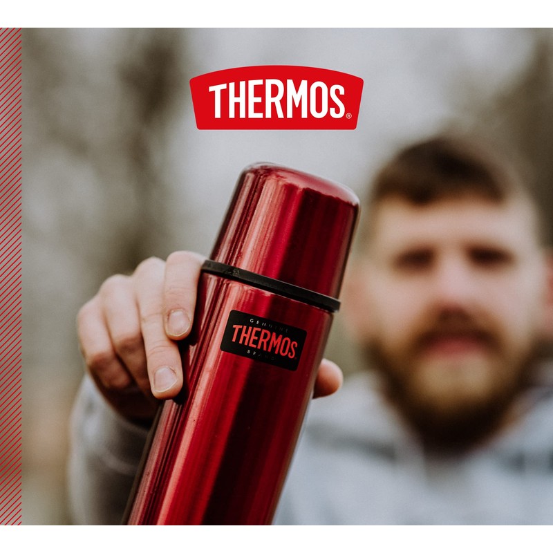Thermos Light & Compact Beverage Bottle, 0.50 L, Cranberry Red,