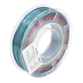 Silk, Shiny Gradient PLA Filament 1.75mm 200g, Fast Changing Color Material for FDM 3D Printer, Most Compatible with Comgrow Ender, Wide Printing Temp Bed