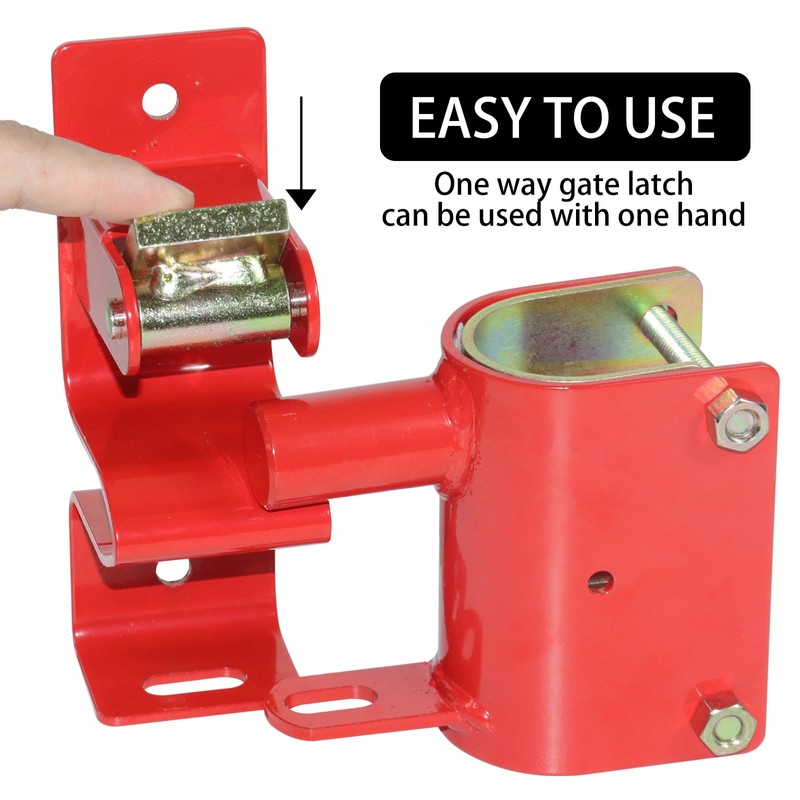 GUSUHAWK S16100500 One Way Lockable Gate Latch with 4-Digit Combination