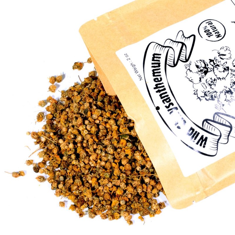 EidolonGreen Wild Chrysanthemum (Dendranthema indicum/Ye Ju Hua/野菊花/야생 국화) – 60g