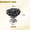 sourcing map 2pcs Toilet Button Pusher, Toilet Tank Button, Crystal