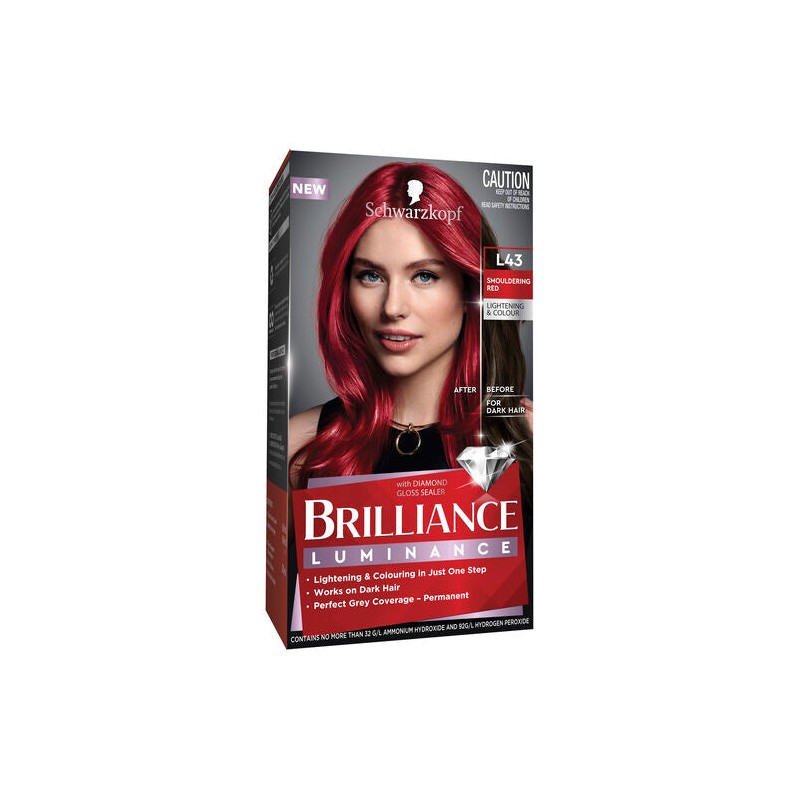 Schwarzkopf Brilliance Luminance L43 Smouldering Red