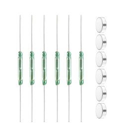 Gebildet Origianl Japan KOFU OKI Reed Switch 6pcs 2mm*14mmReed Switch Reed Contact Normally Open (N/O) Magnetic Induction Switch