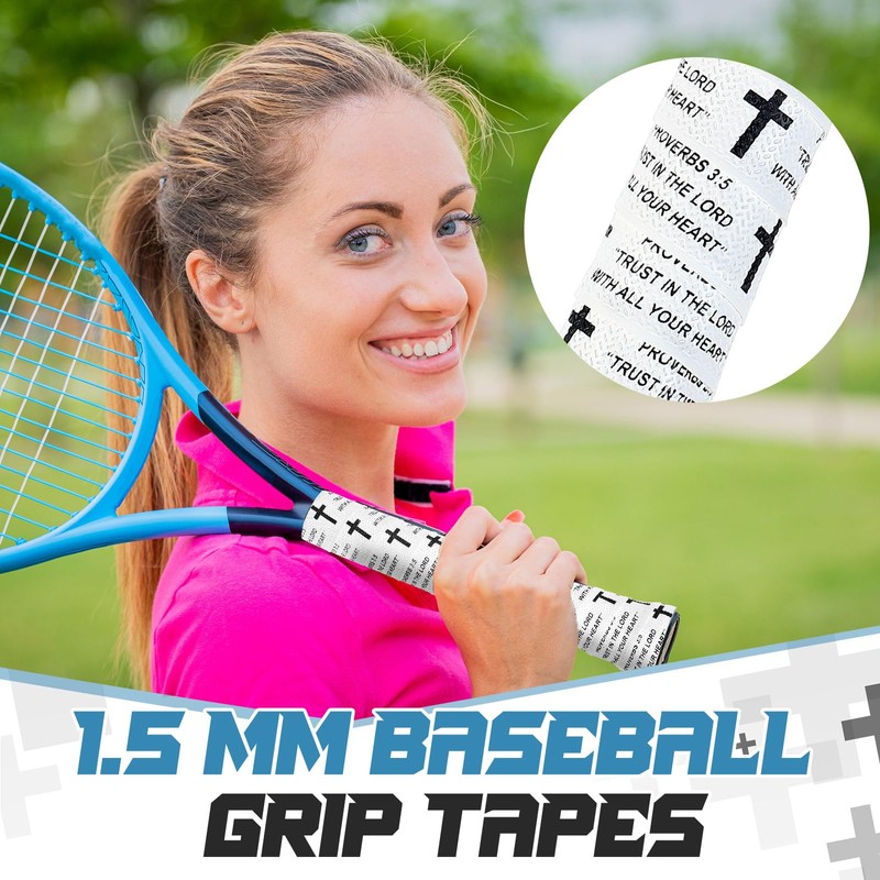 Pushglossy Christian Baseball Bat Grip Tapes 1.5mm Faith Cross Bat