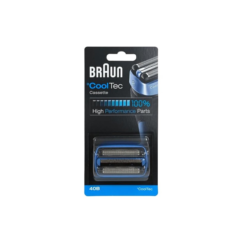 Braun CoolTec 40B Foil & Cutter Replacement Head, Compatible with