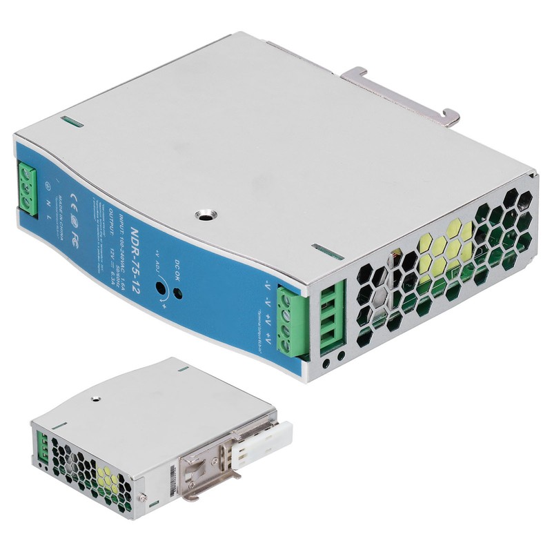 NDR‑75‑12 Industrial Rail Power Supply 6.3A 75.6W Overload Protection Rail