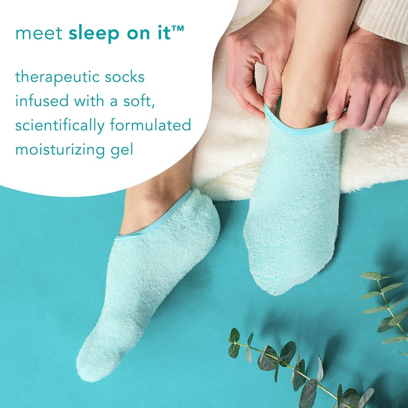 Barefoot Scientist Sleep On It Overnight Moisturizing Gel Socks, Nourish