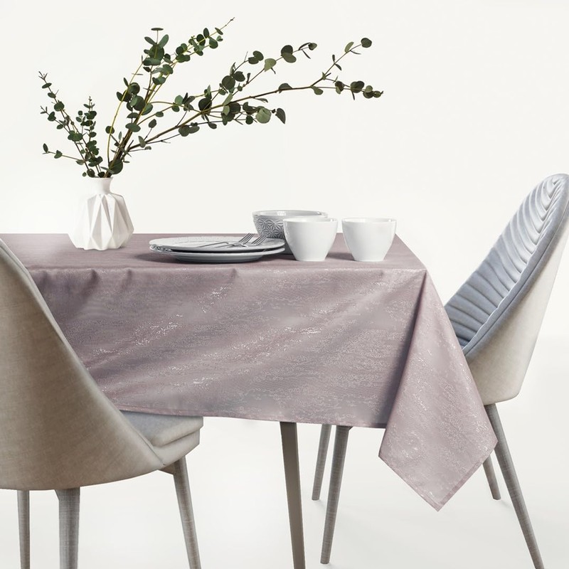 AmeliaHome Tablecloth, Lotus Effect, Water-resistant