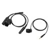 U94 PTT Adapter Cable Walkie Talkie Headset Adapter with Key