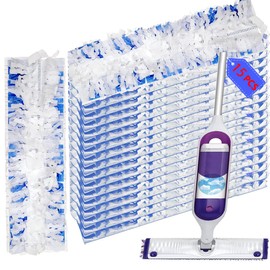 Disposable Mopping Pad Refills for Swiffer PowerMop Multi-Surface Mop and Swiffer PowerMop Wood Mop, Spray Clean Pads Replacement (Blue-15)