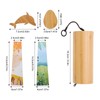 Bamboo Wind Chimes Metal Waterproof Japanese Chord Windchime Windbell for