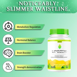 TMWUW TMWUW Lipo-zem Capsules，Natural Wellness for Wei.GHT Management, 60 Capsules，Vegan, Non-GMO, Gluten-Free (1)