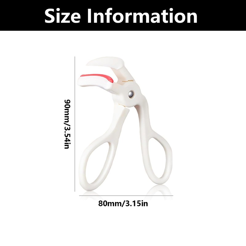 Wide-Angle Eyelash Curler Combo Set, Professional Eyelash Curler, Simple and