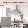 Beaufan 4 Pack WA0575 Aluminum Grease Range Hood Filters Replacement