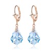 EleQueen Austrian Crystal Baroque Leverback Dangle Earrings for Women Fashion