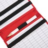 Golf Scorecard Holder PU Leather Scoring Book Golf Score Card