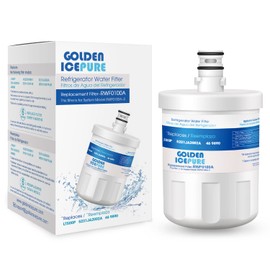 GOLDEN ICEPURE RWF0100A Refrigerator Water Filter, Replacement for ADQ72910901, LG LT500P, Kenmore 469890, 9890, 5231JA2002A, LSC27925ST, ADQ72910907, 1PACK