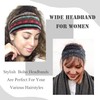 FULZTEY - Diademas bohemias para mujer, con nudo ancho y