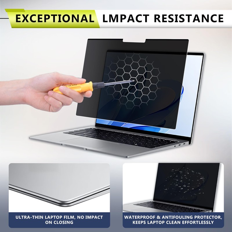 Attach & Go Removable Privacy Screen for 2026 MacBook Air