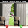 Slat Curtain Weighted Panels Pack of 10 Slat Curtain Replacement