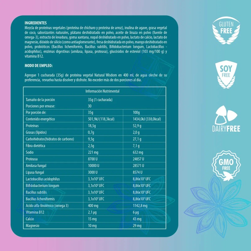 Protena Vegetal Cacao 1050 G Apoyo Al Bienestar Digestivo Con