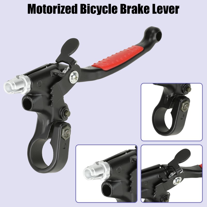 CILOYU Motorized Bike Throttle Cable Handle Grip Assembly Clutch Lever