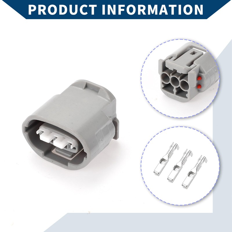 Hihaha Toyota Compatible Alternator Power Connector Plug / Inner Female