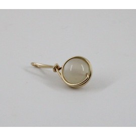 Kettenanhänger TENDRE Edelstein Mondstein (Hochwertig Vergoldet Goldfilled)