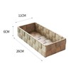 wm Homebase Storage Basket Woven Polypropylene Bathroom Basket Rectangular in