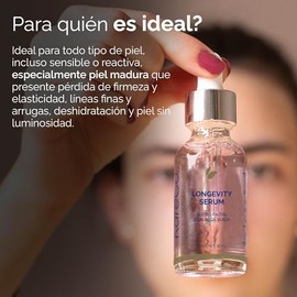 Suero Facial Antiedad con Alga Suiza y DMAE | Efecto Lifting + Vitamina C + Ácido Hialurónico | Piel Más Joven en 21 Días | Longevity Serum kareCo