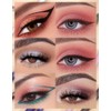Erinde 2 Pcs Mate Lápiz Delineador de Ojos en Gel