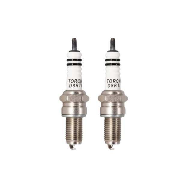 TORCH 2PCS D8RTI Iridium Spark Plug Repalce for DR8EA D8EA