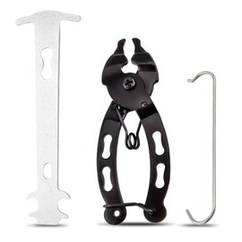 Chain Lock Pliers, Bicycle Chain Splitter, Chain Lock Pliers with Chain Gauge and Chain Hook, Chain Pliers Pack of 3, for Road Bike, Bicycle Mountain Bike, Sports Bikes, Removal Chain Link Tool