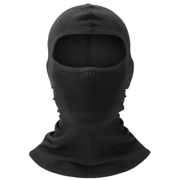 OusSee Balaclava Face Hood Bicycle Cool Bicycle Hat Motorcycle UV Protective Mask Multifunctional Sunshade Face Mask for Breathable Winter Ski Tube Scarf for Men and Women, black