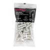 Fiero TAQ-1/2TP, Bolsa con 100 taquetes de plástico 1/2", para